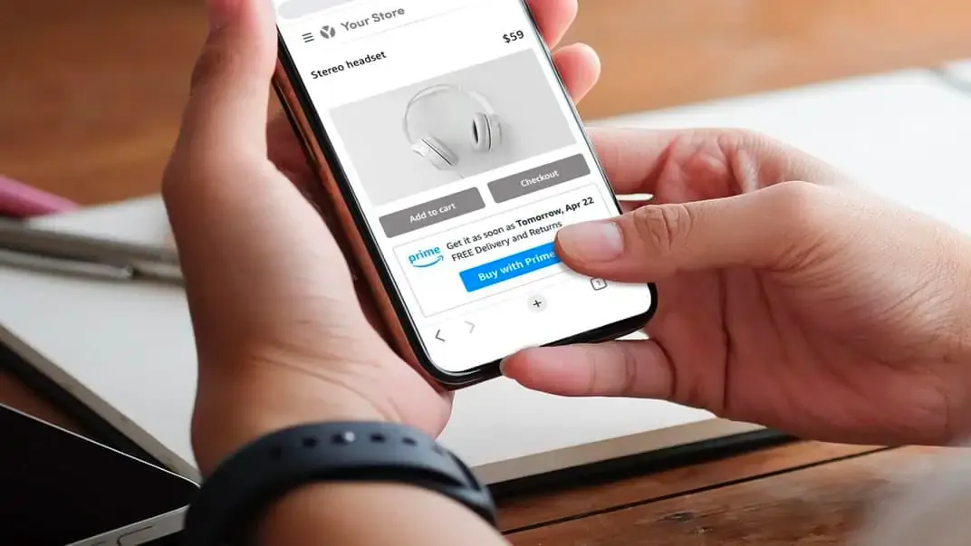 Buy with Prime button on a merchant&#x27;s product page